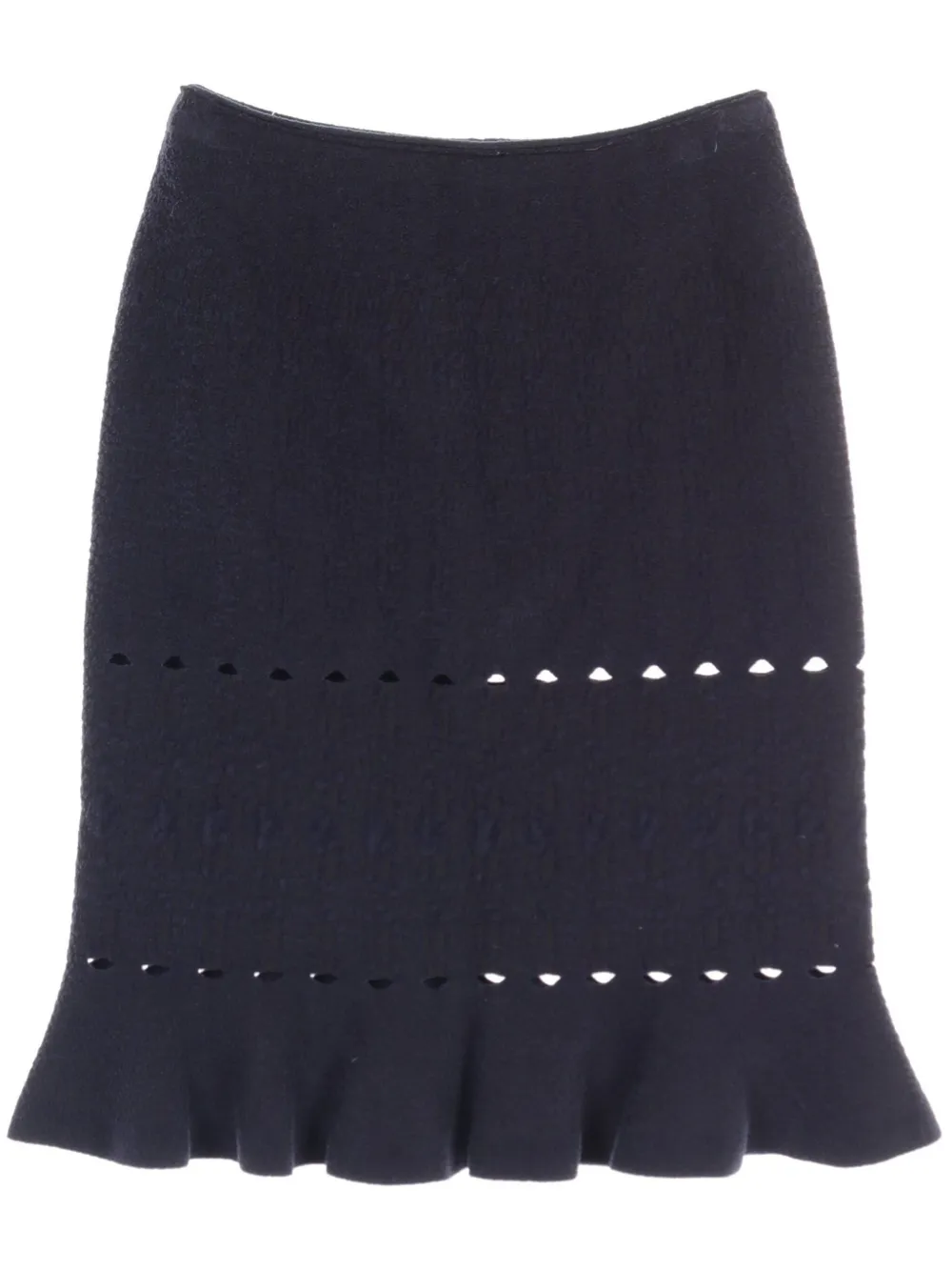 2010s perforated skirt