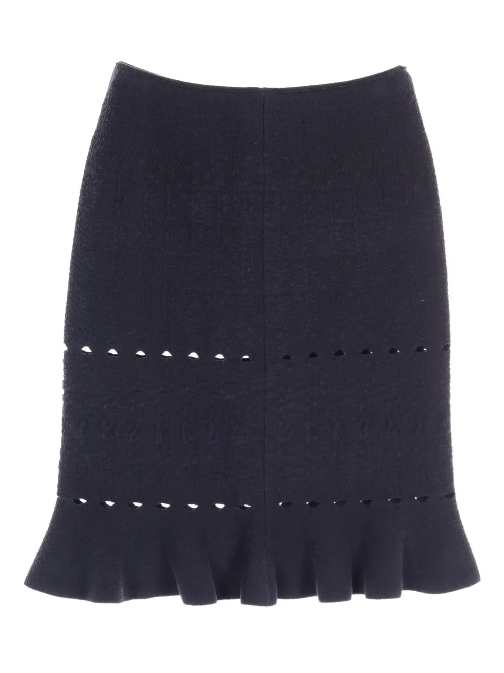 Alaïa Pre-Owned 2010s geperforeerde rok - Blauw