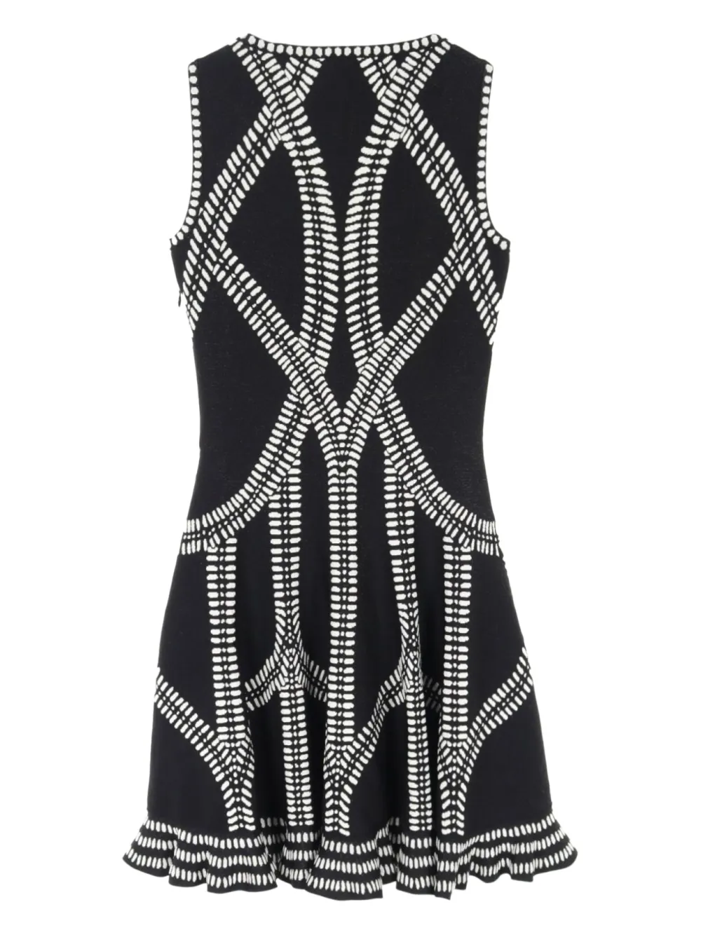 Alexander McQueen Pre-Owned 2010s knitted dress - Zwart