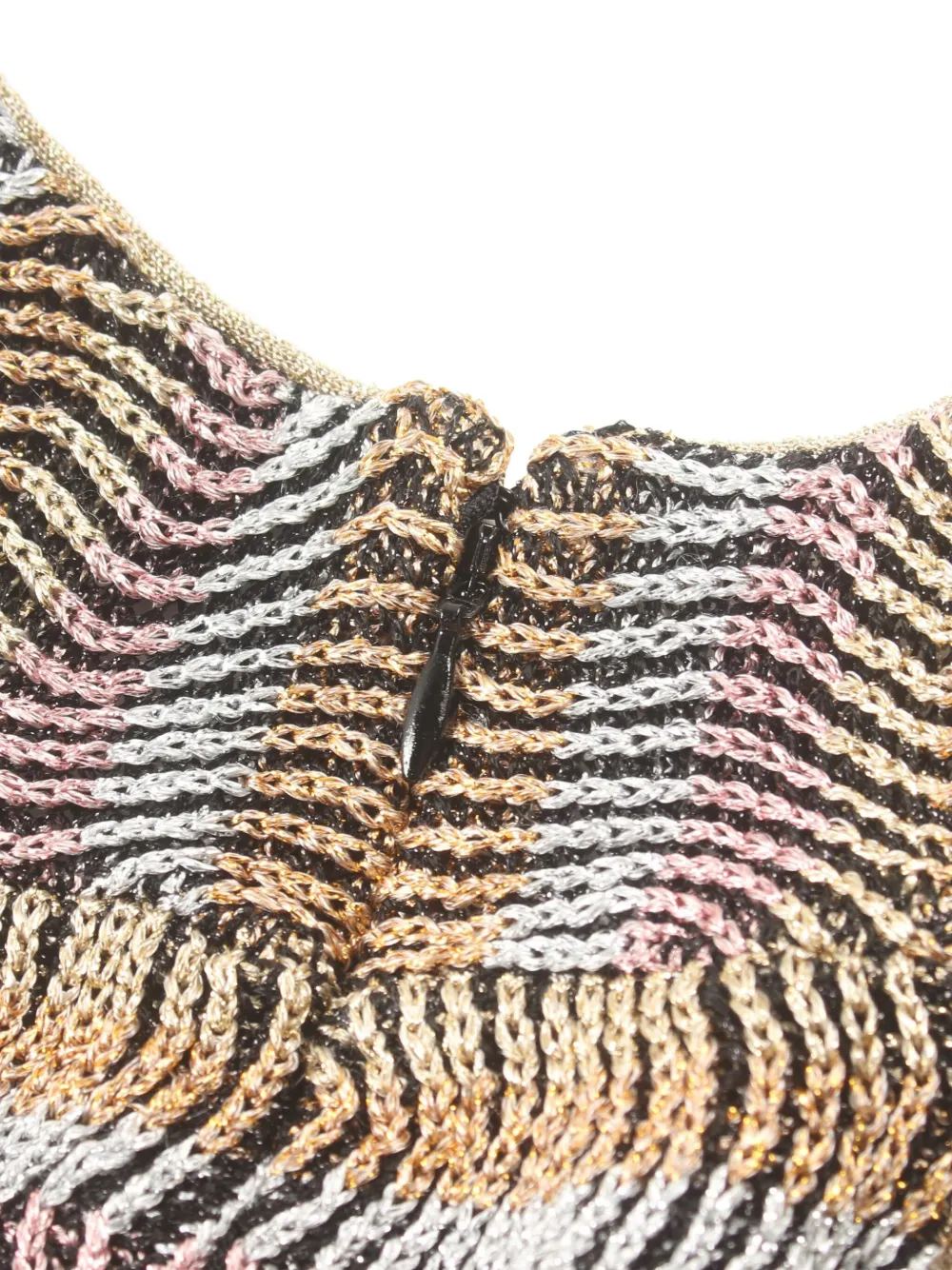 Pre-owned Chanel 1986-1988 Knitted Jumpsuit In Gold