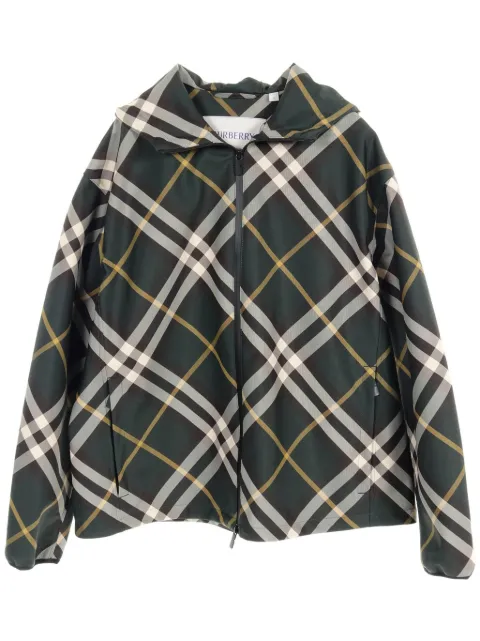 Burberry Pre-Owned 2010s Mega Check hooded jacket
