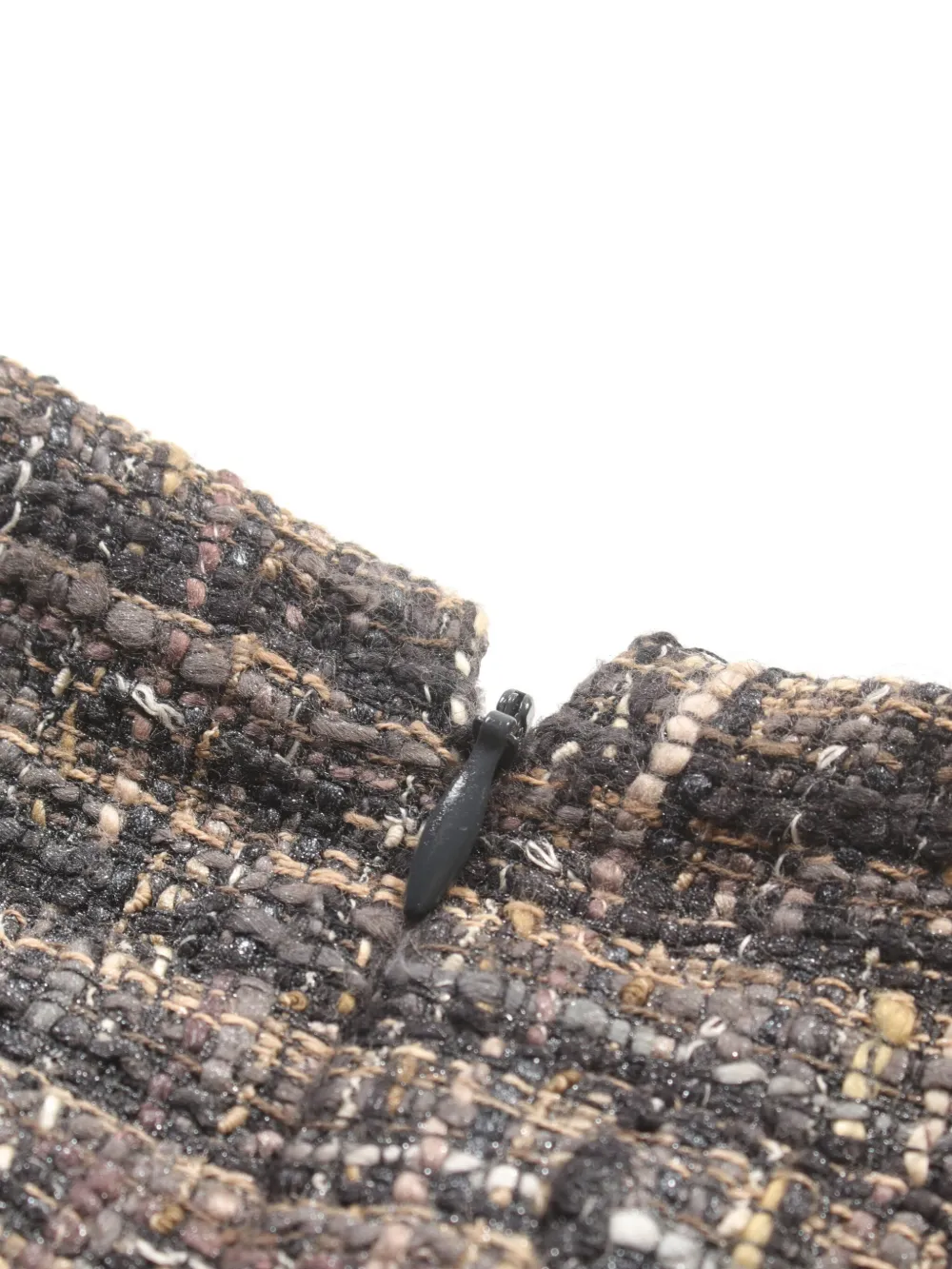 Pre-owned Chanel 1986-1988 Tweed Skirt In Grey