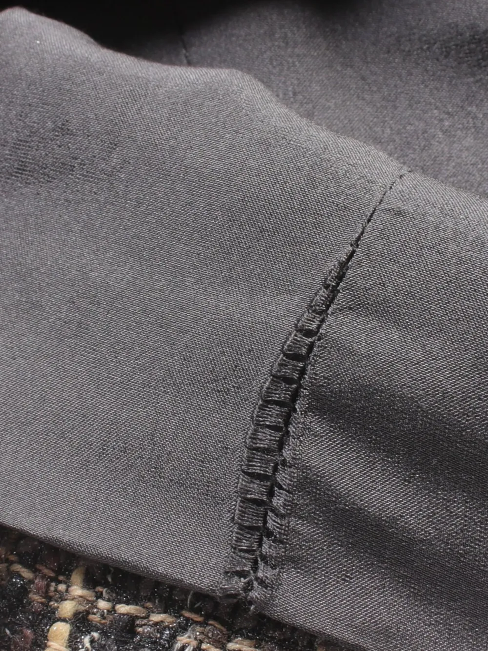 Pre-owned Chanel 1986-1988 Tweed Skirt In Grey