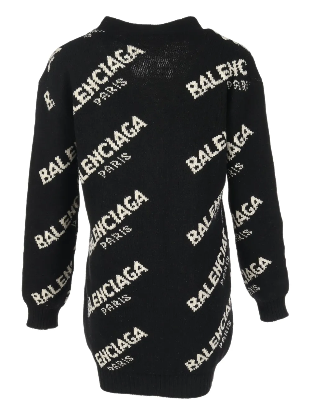 Balenciaga Pre-Owned 2000s all-over-logo cardigan - Zwart