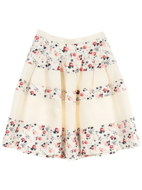 Christian Dior Pre-Owned falda con estampado floral 2010