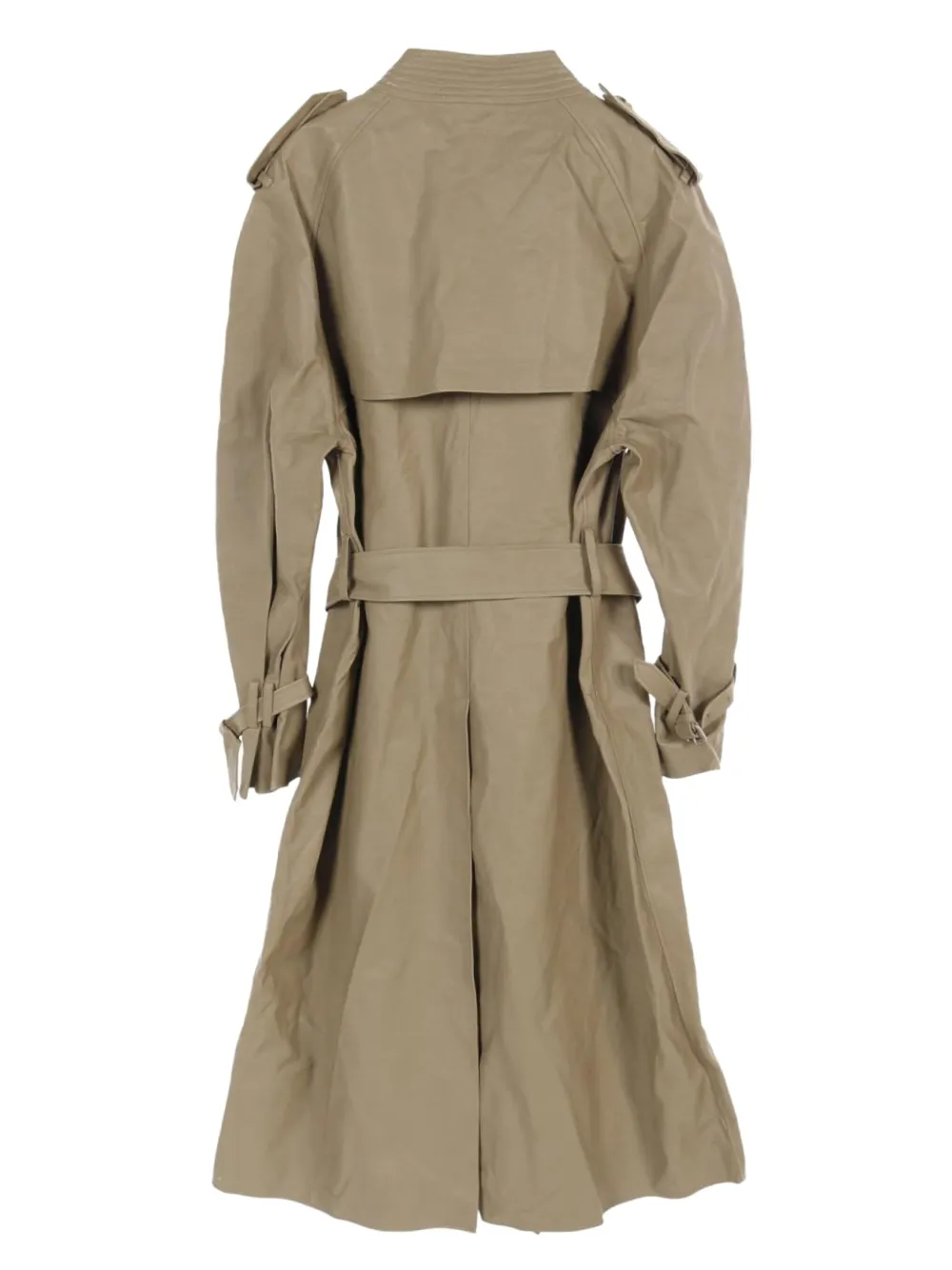 Céline Pre-Owned 2000s leren trenchcoat - Beige