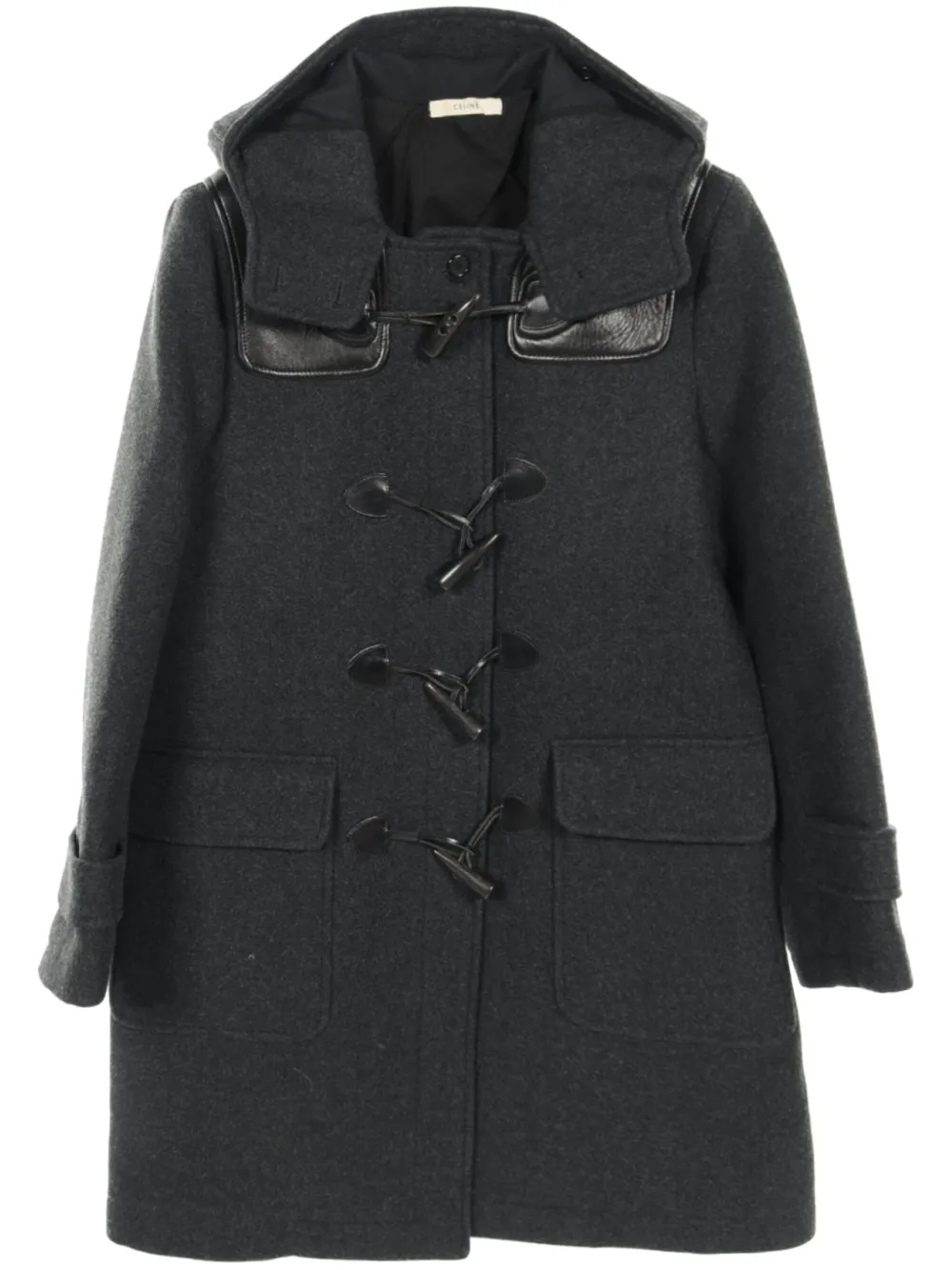 Céline Pre-Owned 2000s ダッフルコート - グレー Céline Pre-Owned 2000s ダッフルコート - グレー