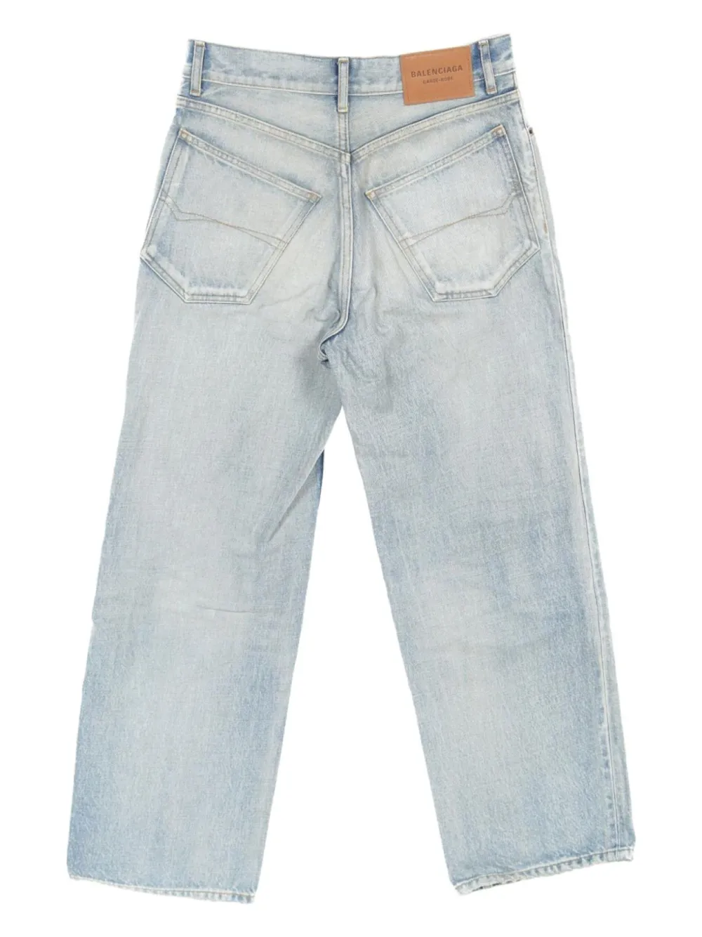 Balenciaga Pre-Owned 2010s denim trousers - Blauw