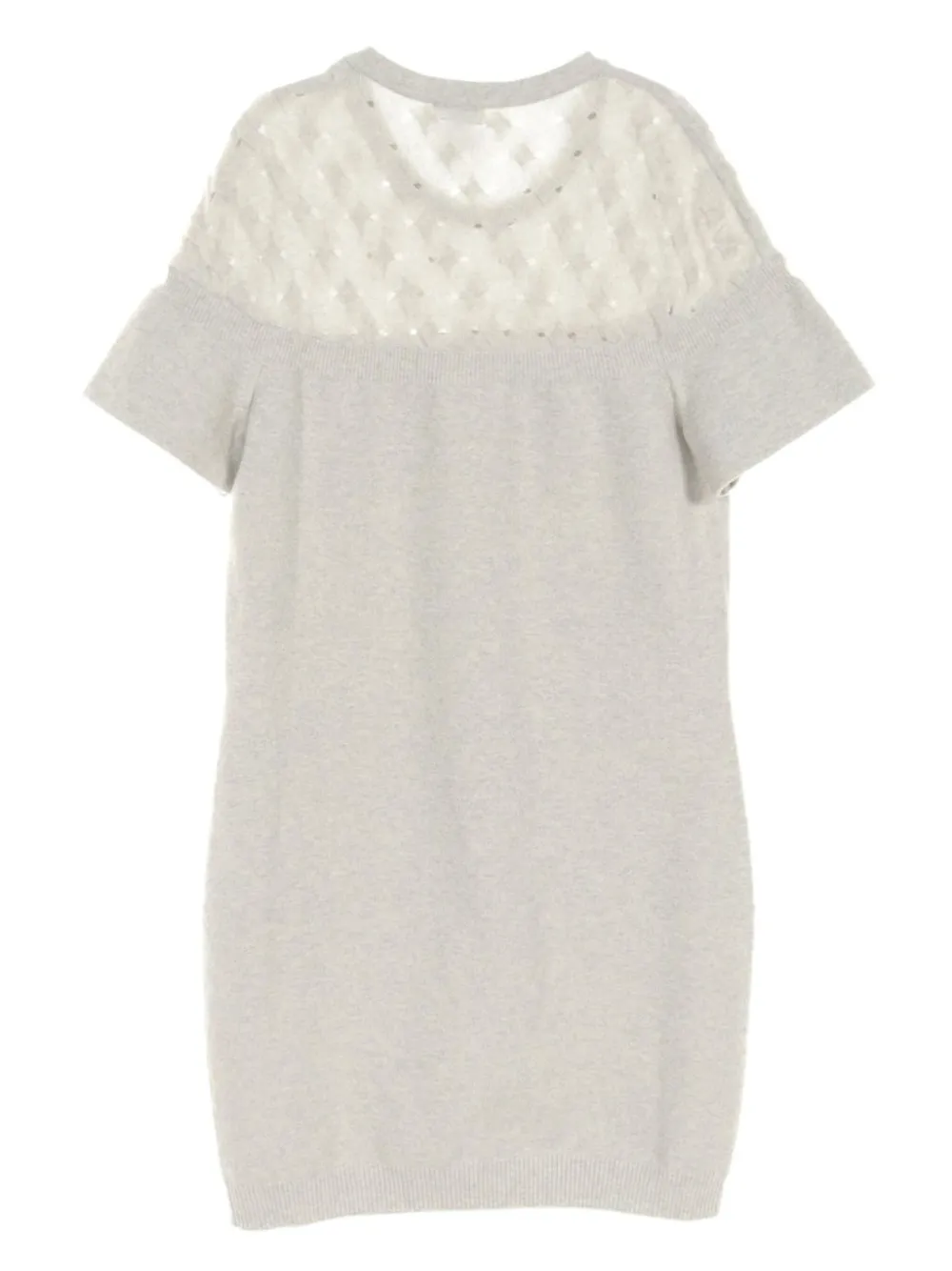 CHANEL Pre-Owned 1986-1988 knitted dress - Grijs