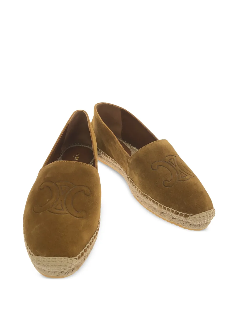 Céline Pre-Owned 2020s Triomphe espadrilles - Bruin