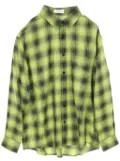 Céline Pre-Owned 2010s checked shirt - Green