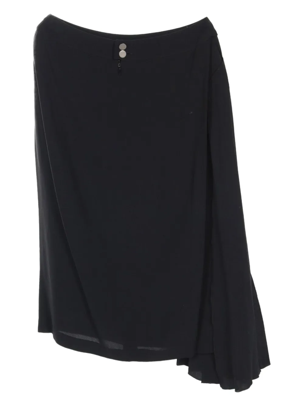 CHANEL Pre-Owned 1986-1988 asymmetric skirt - Zwart