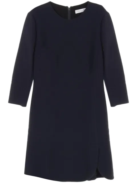 Christian Dior Pre-Owned 2010s three-quarter sleeve dress 