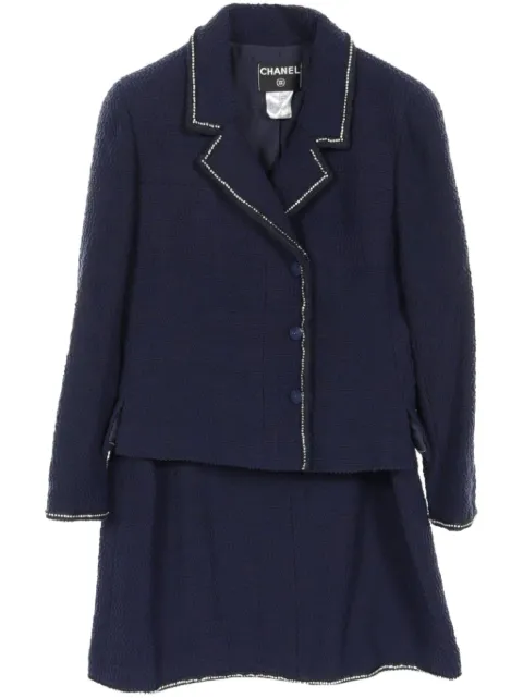 CHANEL Pre-Owned Tailleur in tweed con gonna 1986-1988