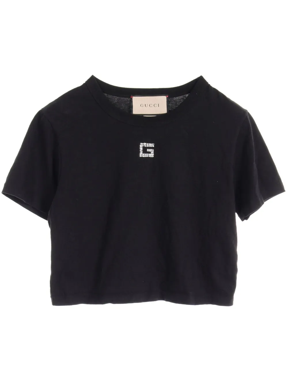 Gucci Pre-Owned T-shirt in cotone Cropped Square G anni 2010 | nero | Image 1