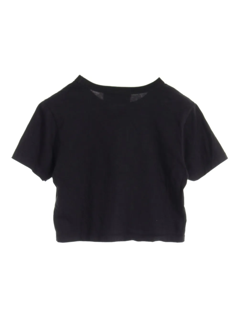 Gucci Pre-Owned 2010s Cropped Square G cotton T-shirt - Zwart