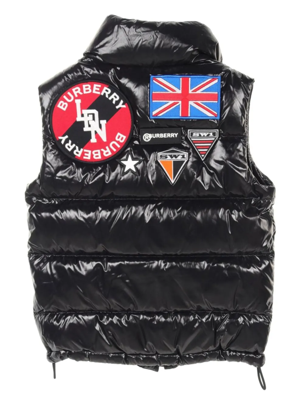 Burberry Pre-Owned 2010s down vest - Zwart