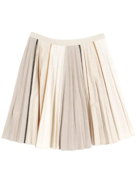 Christian Dior Pre-Owned falda corta plisada 2010