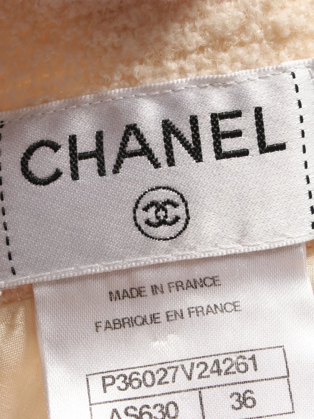 Pre-owned Chanel 1986-1988 Flared Tweed Skirt In Neutrals