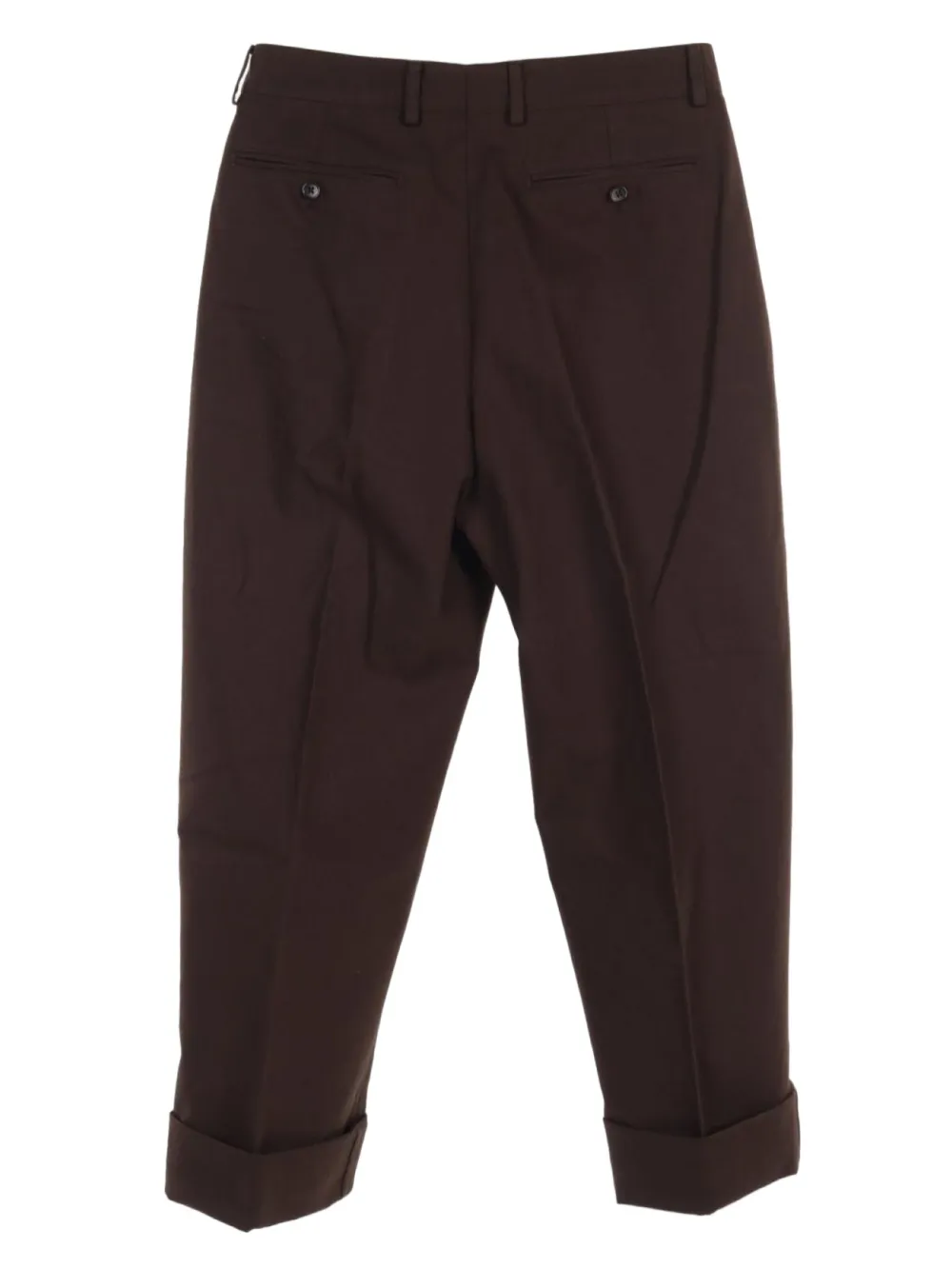 Hermès Pre-Owned 2010s cotton trousers - Bruin