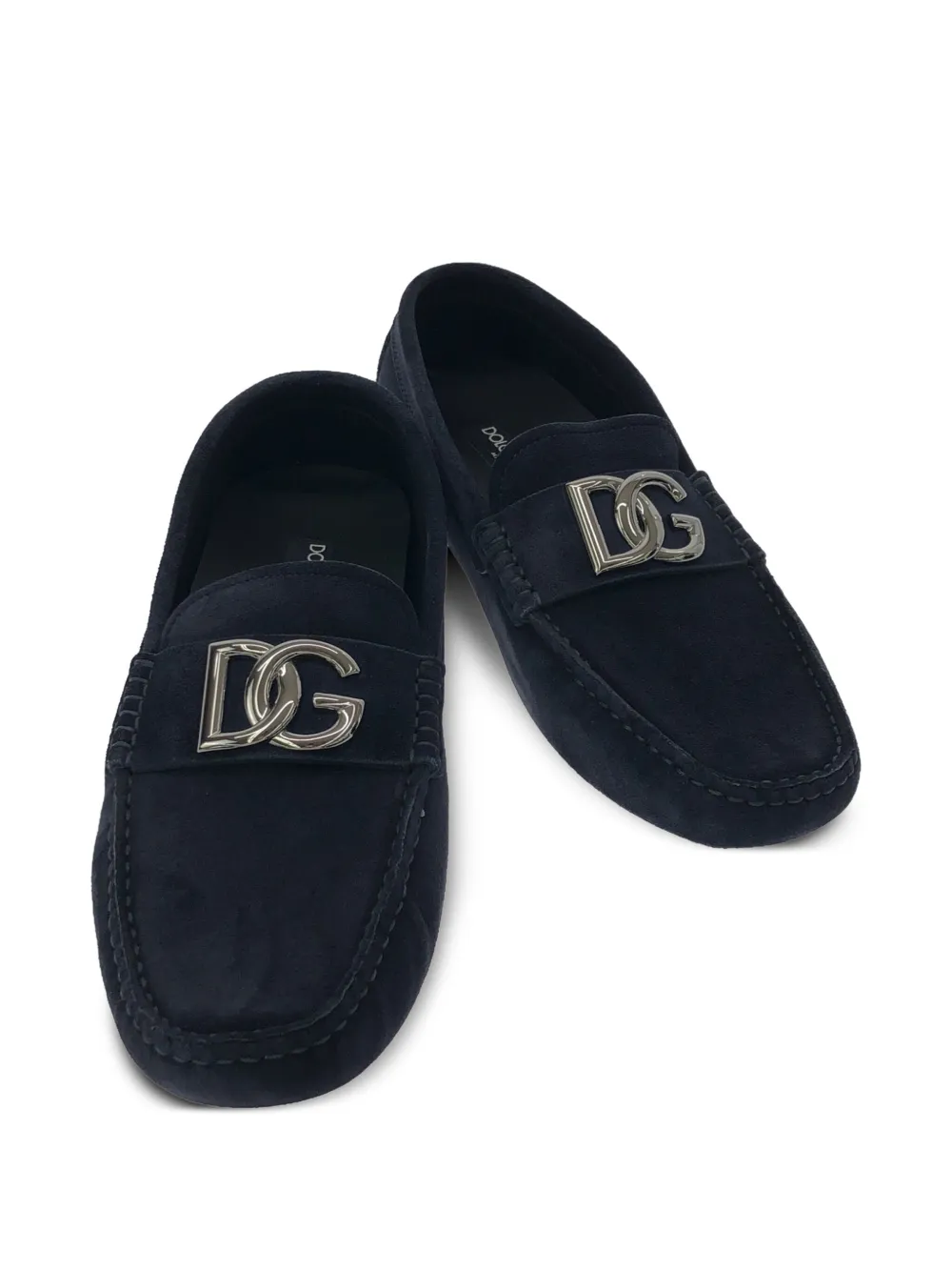 Dolce & Gabbana Pre-Owned 2020s logo-plaque loafers | Image 2