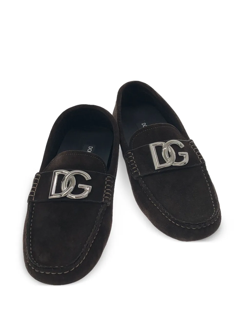 Dolce & Gabbana Pre-Owned 2020 suède loafers - Bruin