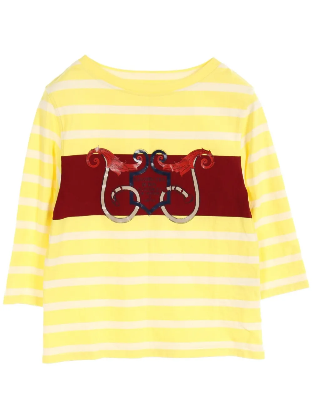 2010s striped cotton T-shirt