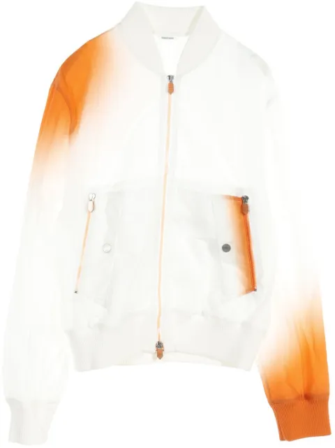 Hermès Pre-Owned chamarra bomber con efecto degradado 2010