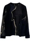 Fendi Pre-Owned 2010s graphic-print sweatshirt - Blue