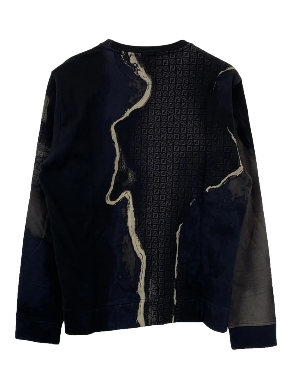 Fendi Pre-Owned 2010s sweater met grafische print - Blauw