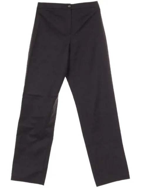 CHANEL Pre-Owned pantalones de sarga 1986-1988