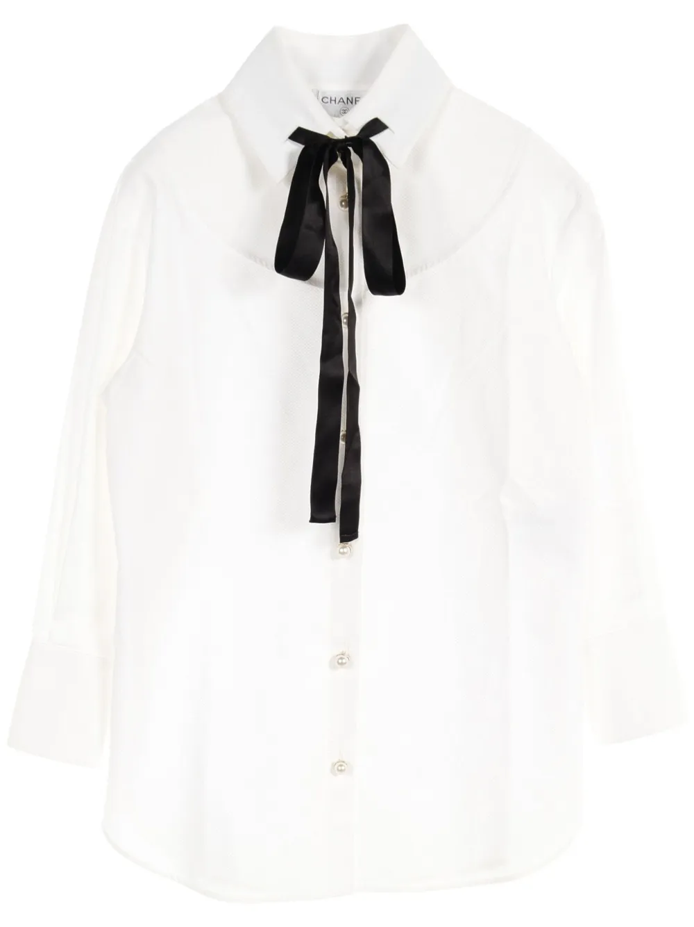1986-1988 pussy-bow blouse
