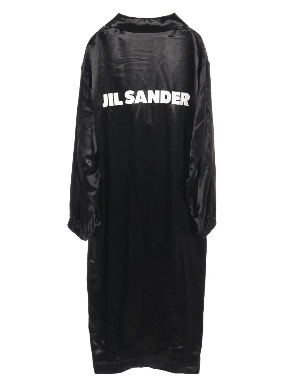 Jil Sander Pre-Owned 2010s jas met logoprint - Zwart