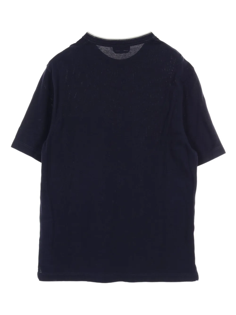 Hermès Pre-Owned 2010s logo-embroidered t-shirt - Blauw