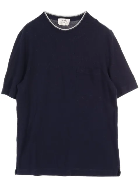 Hermès Pre-Owned 2010s logo-embroidered T-shirt 
