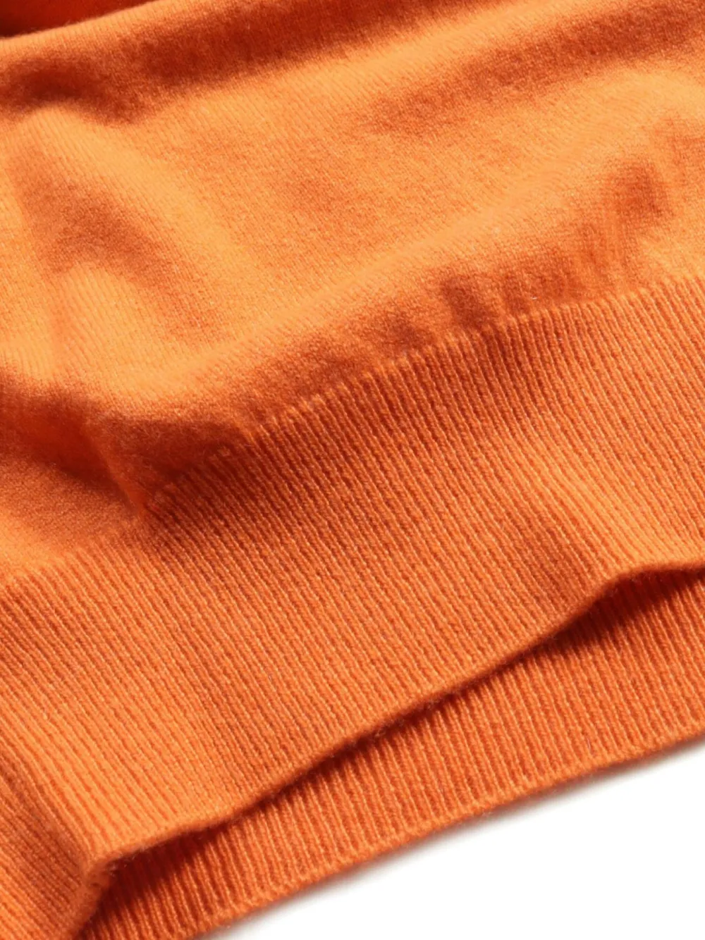 Pre-owned Hermes 2000s Cashmere Sweater In Orange