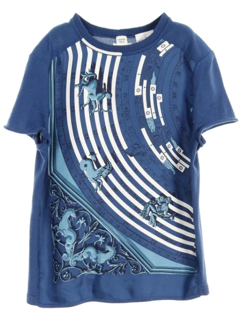 Hermès Pre-Owned playera con estampado gráfico de los 2010