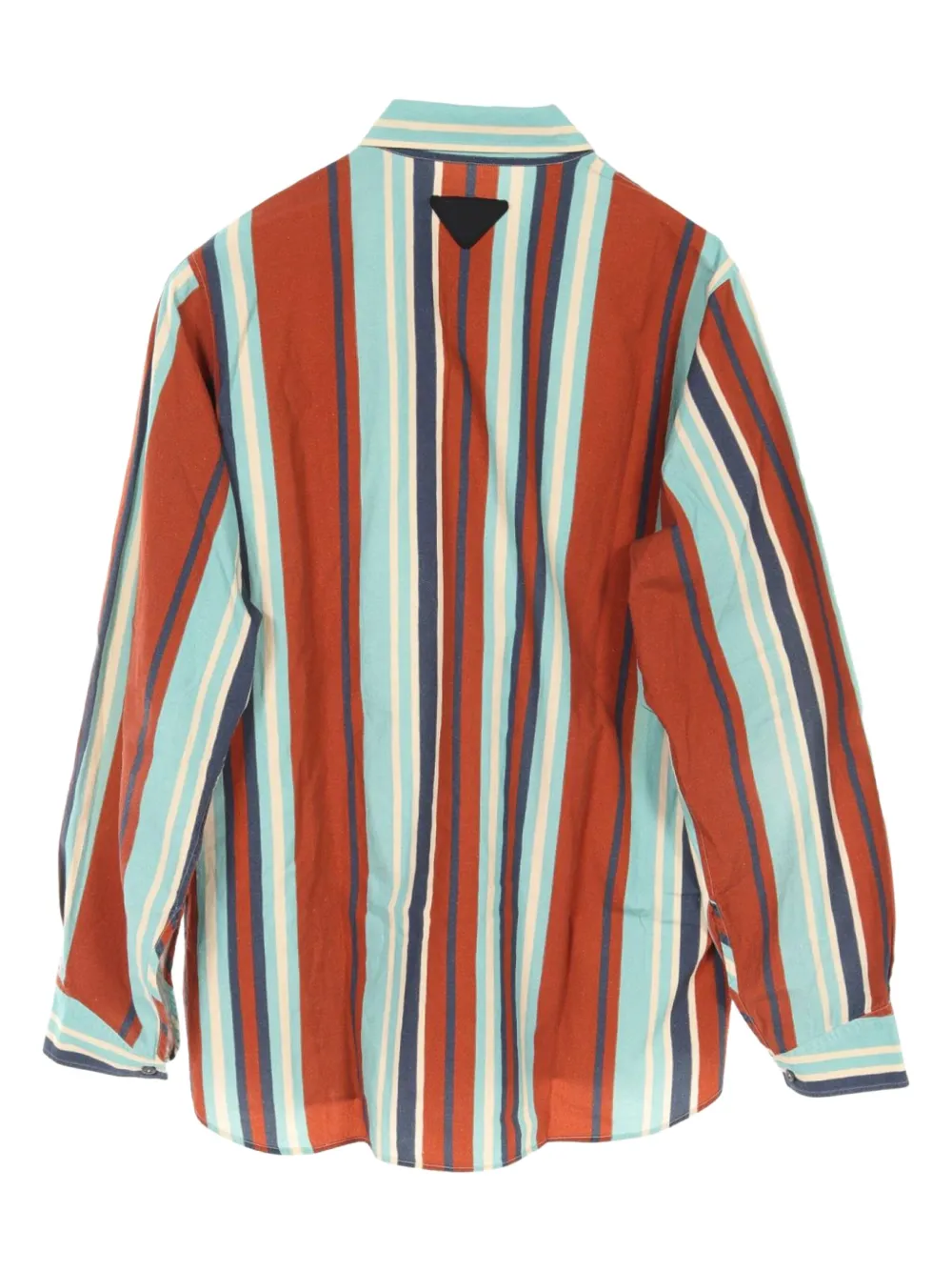 Prada Pre-Owned camisa con rayas estampadas 2000 | Image 2
