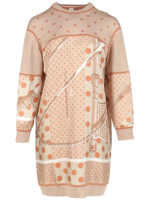 Hermès Pre-Owned فستان 'كليك كلاك أبوا' من عقد الألفينيات