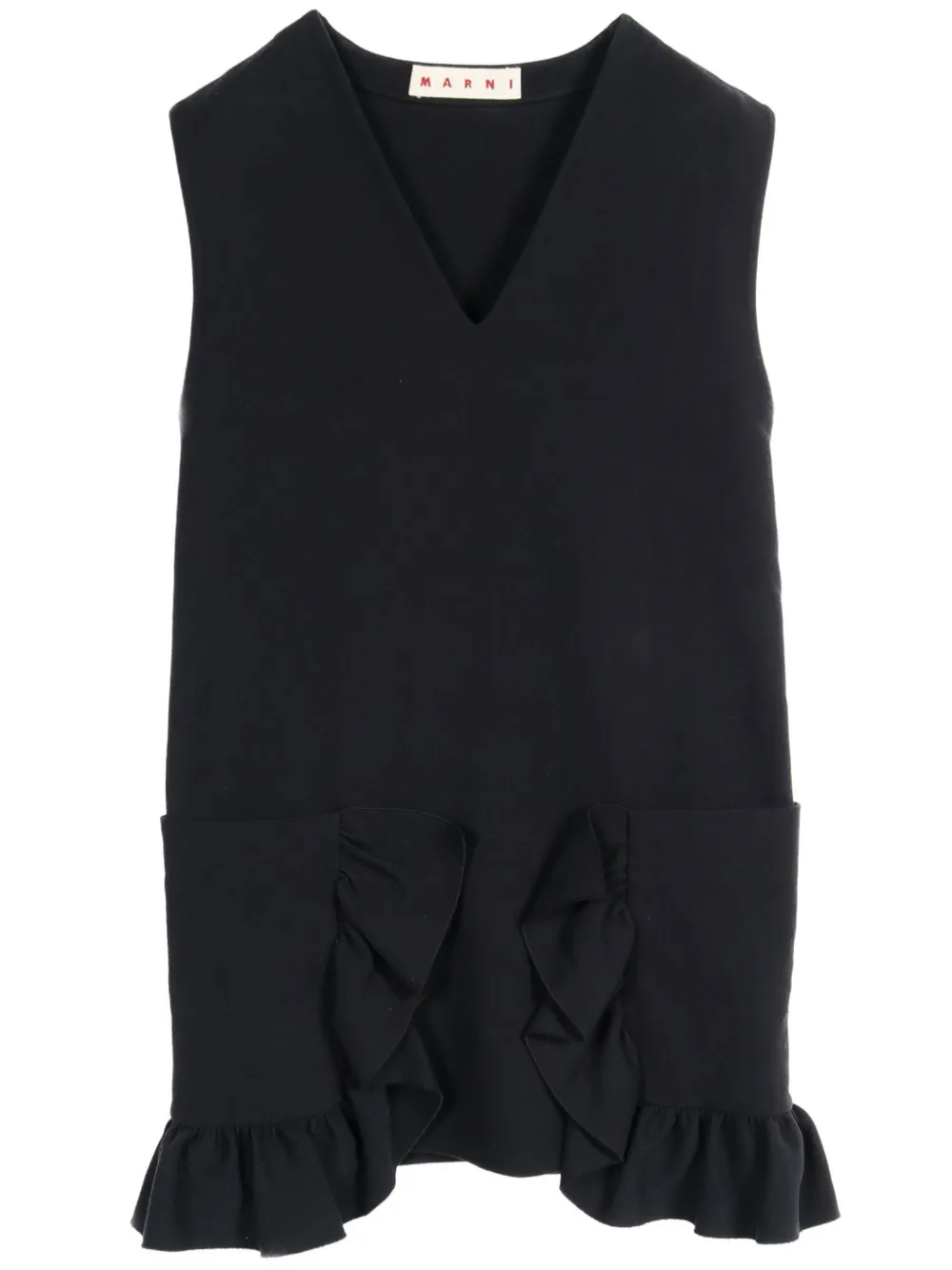 2010s V-neck cotton dress