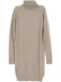 Hermès Pre-Owned 2010s roll-neck dress - Neutrals