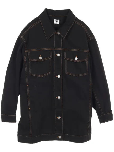 Christian Dior Pre-Owned 2010s Bee-embroidered denim jacket