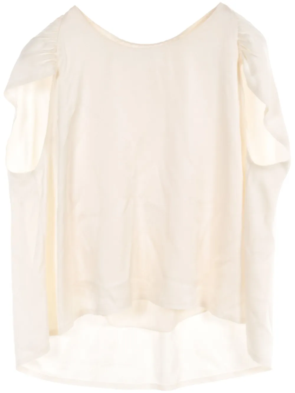The Row Pre-Owned 2000s silk blouse | Neutrals | Image 1