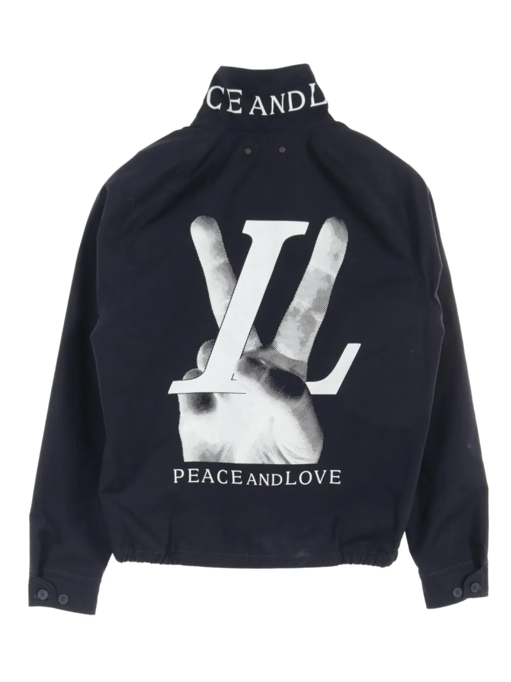 Louis Vuitton Pre-Owned 2000s Peace and Love jacket - Blauw