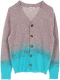 Hermès Pre-Owned 2010s gradient effect cardigan - Blue
