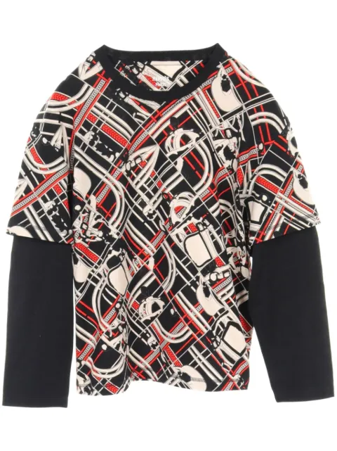 Hermès Pre-Owned 2010s En Desordre et Chaines T-shirt 