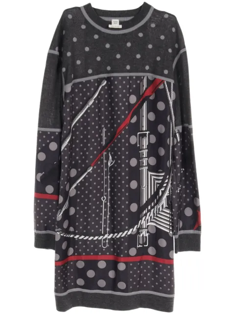 Hermès Pre-Owned 2010s Clic Clac A Pois dress 