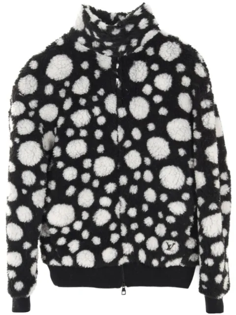Louis Vuitton Pre-Owned x Yayoi Kusama 2010s  Infinity Dots fleece jacket
