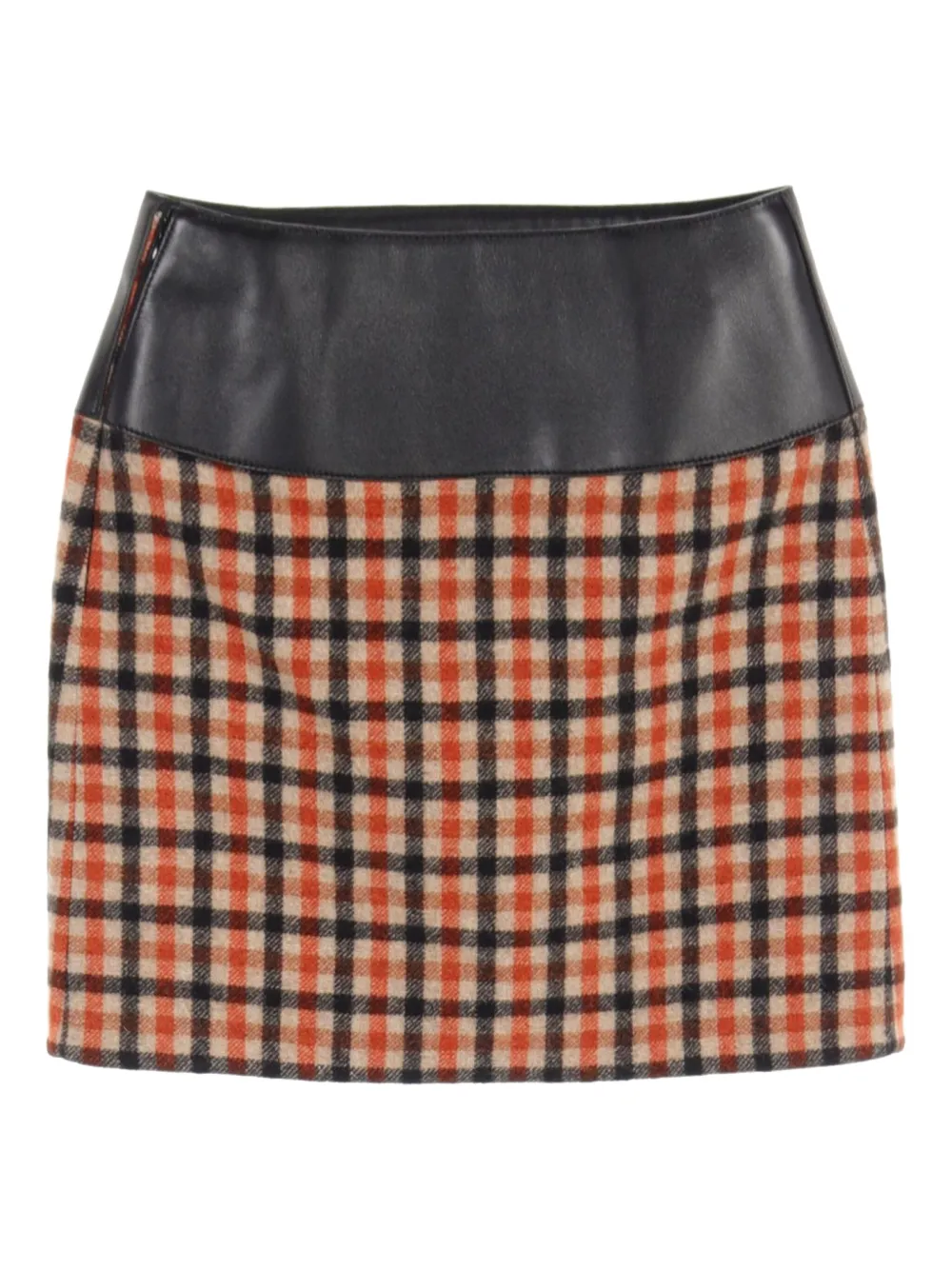 Hermès Pre-Owned 2010 cashmere-blend skirt - Beige