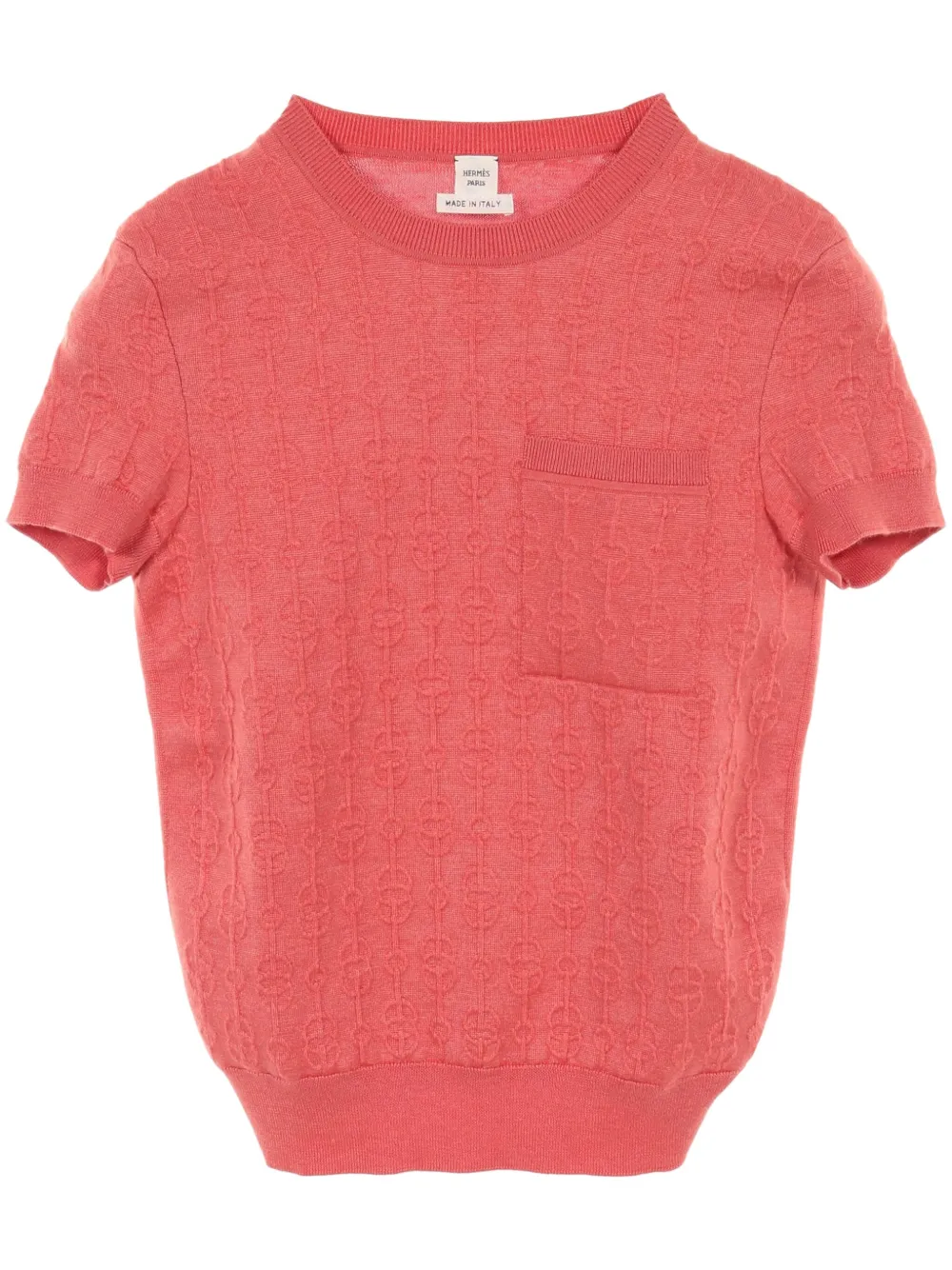 Hermès Pre-Owned 2010s Torsades Cliquetis Unies トップ - ピンク Hermès Pre-Owned 2010s Torsades Cliquetis Unies トップ - ピンク